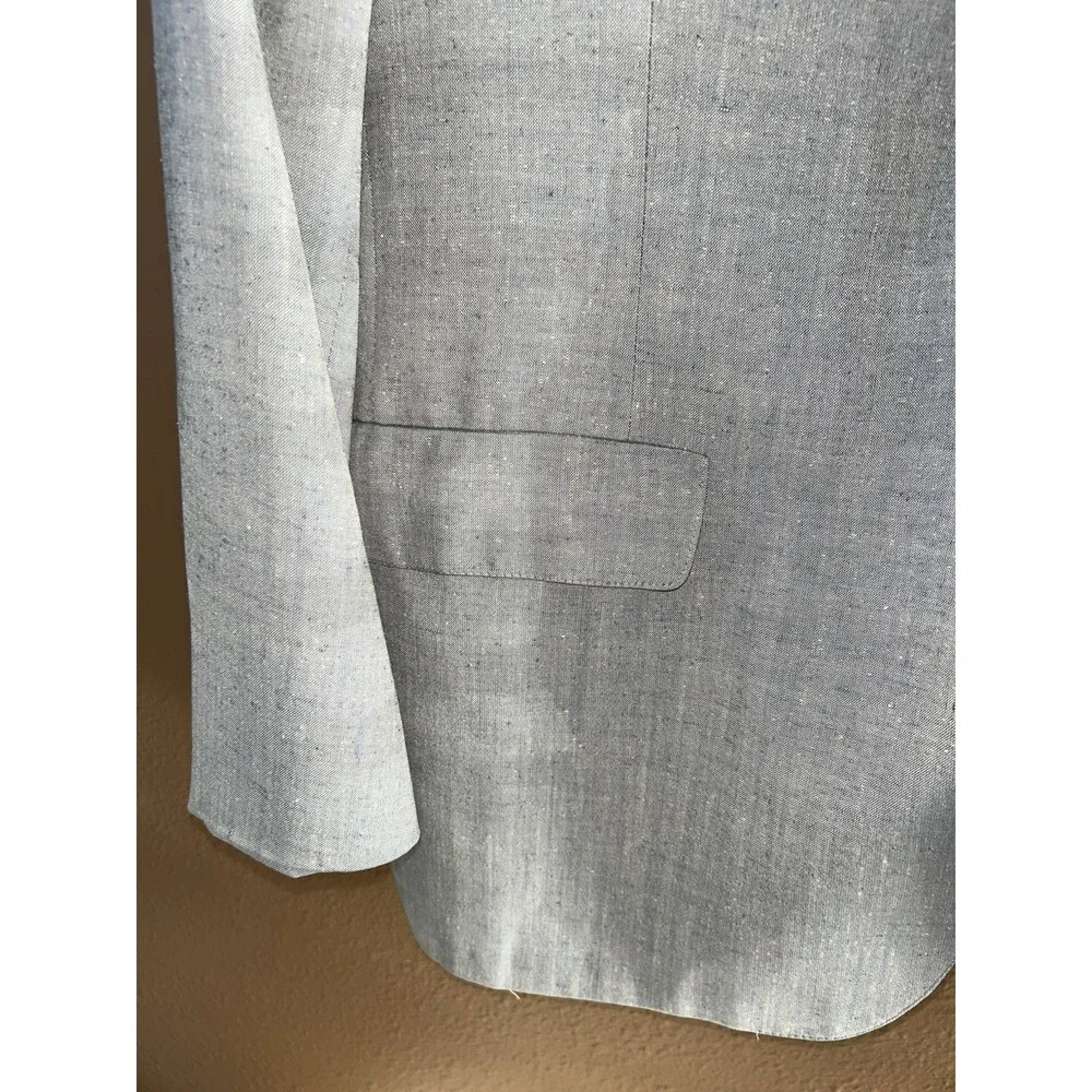 NORM THOMPSON  Silk Mens Blazer Sport Coat 46R Very Great Quality & Condition